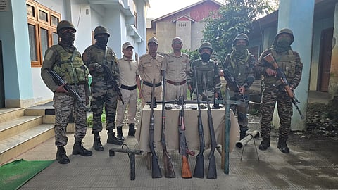 Manipur: Arms Cache Recovered, Two KCP (PWG) Cadres Arrested in Multiple Operations

