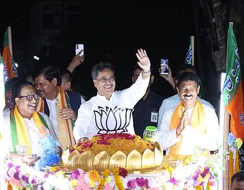 Tripura CM Manik Saha Confident of BJP Win in Dharmnagar Constituency
