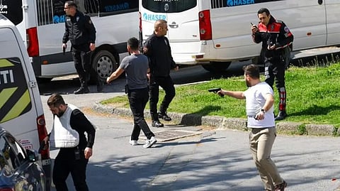 Suspects shot dead as gunfire erupts near Israeli consulate in Istanbul