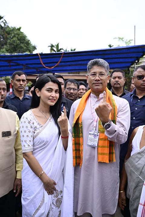 Assam Minister Pijush Hazarika Casts Vote, Urges High Turnout
