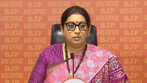 BJP leader Smriti Irani 