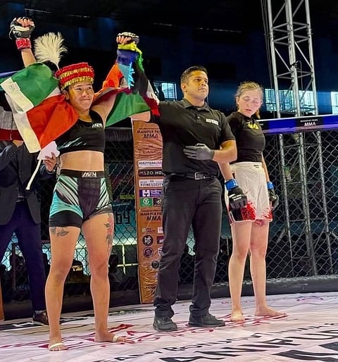 Manipur CM Congratulates Jojo Rajkumari on MMA Win
