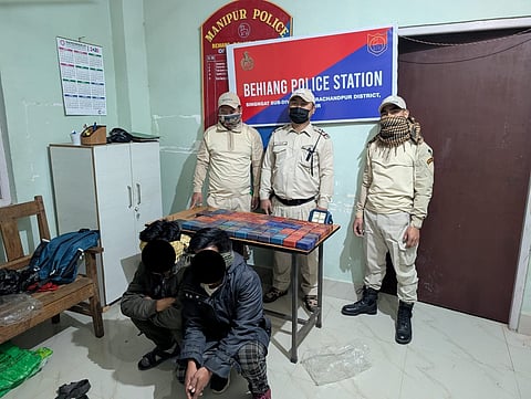 Manipur Police Arrest Two, Seize Drugs and Arms; 21 Bunkers Destroyed
