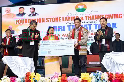 Arunachal CM distributes aid to farming clusters in Siang, pushes rural livelihood boost
