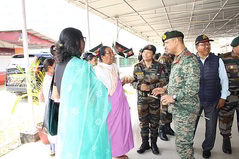 DG Assam Rifles reviews operational readiness at Kakching, honours personnel
