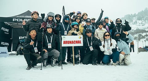 Arunachal CM congratulates winners of National Ski Mountaineering Championship in Tawang
