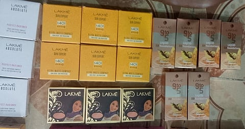 Counterfeit cosmetic products seized in Kohima; five arrested
