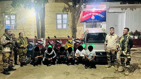 Stolen vehicles recovered, opium seized; bunkers destroyed in Manipur operations
