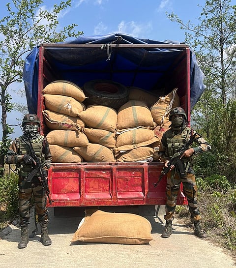 Assam Rifles Seizes Areca Nuts Worth Rs 54.88 Lakh in Mizoram’s Champhai
