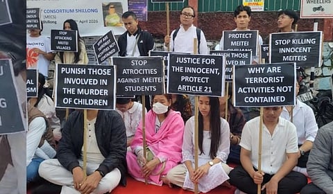 Silent protest in Shillong