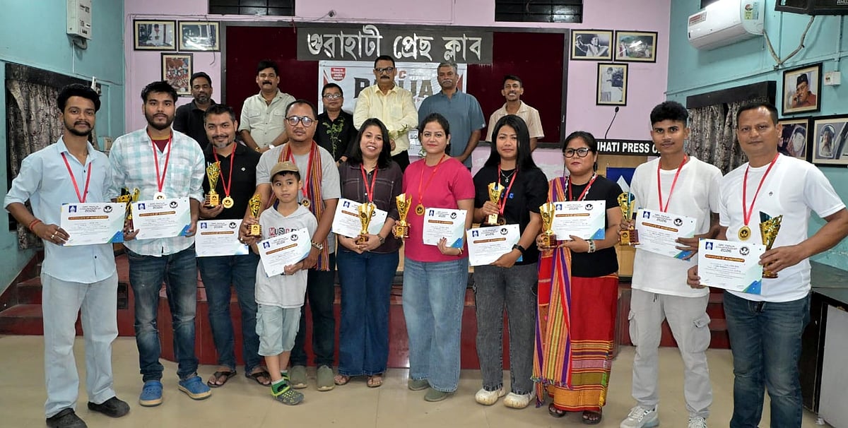 Gauhati Press Club Hosts First Inter-Media Arm Wrestling Championship in Guwahati