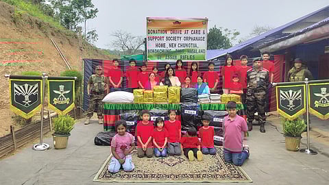 Assam Rifles Reaches Out to Orphanage in Nagaland Under Philanthropy Initiative
