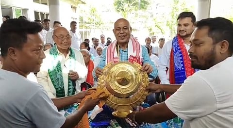 BTC Chief Hagrama Mohilary Interacts with Workers in Bijni, Emphasises Public Service
