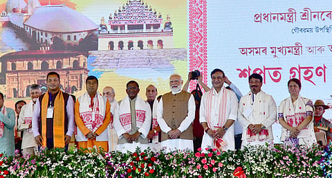 Himanta Biswa Sarma Sworn in as Assam Chief Minister Again: NDA 3.0 Oath Ceremony in Presence of PM Modi, Top Leaders