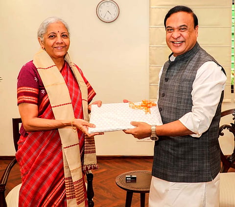 Himanta Biswa Sarma, FM Nirmala Sitharaman
