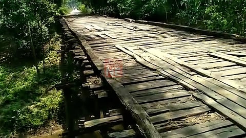 wooden bridge