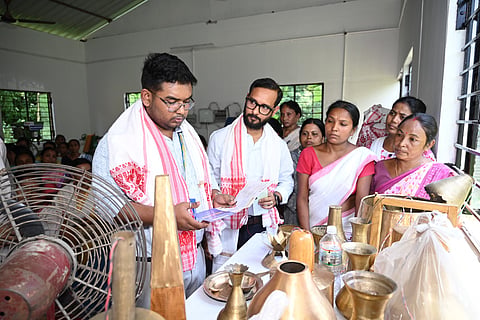 LIC HFL Reviews Progress of Sarthebari Bell Metal Craft Revival Initiative in Assam