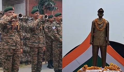 A Hero Remembered: Statue of Martyr Captain Gautam Sarma Unveiled in Biswanath Chariali 