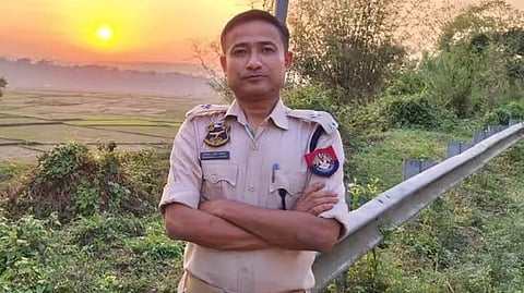 Maibang Police OC Himangshu Jyoti Gohain Honoured with DGP’s Commendation for Outstanding Service