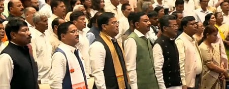 Assam Cabinet: 12 Ministers Sworn In at Grand Ceremony in Guwahati