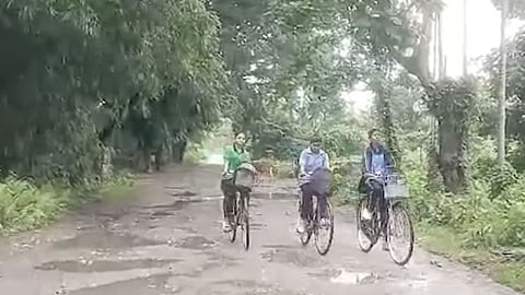 BTC Leader Lakhi Das Funds Urgent Road Repairs from Own Pocket