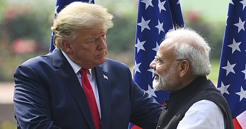 Narendra Modi-President Donald Trump 