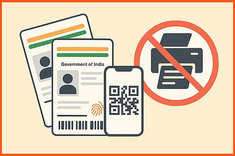 Aadhaar card ban