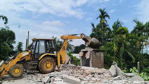Dibrugarh Administration Launches Eviction Drive Along Brahmaputra Riverbank