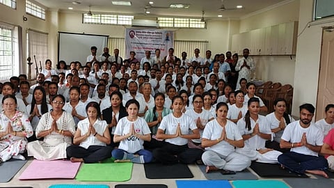 One-Day Meditation Workshop Organised at KKHSOU Rani Campus; Over 100 Join to Learn Holistic Wellness