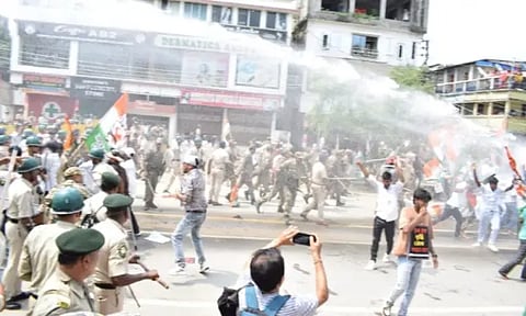 youth Congress rally