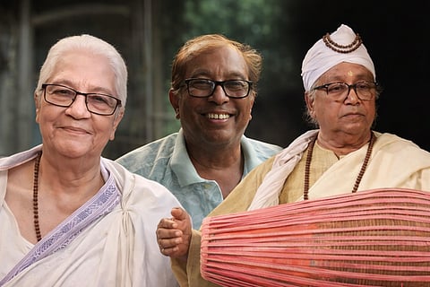 Bishnu Rabha, Sati Sadhani and Ajan Pir awardees 