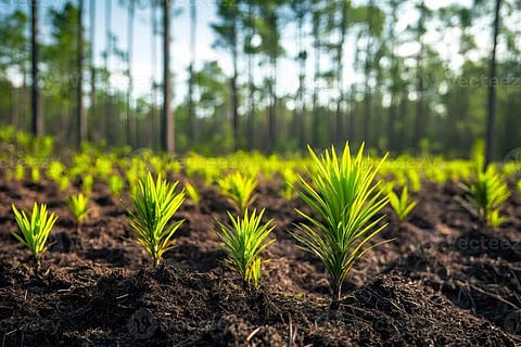 Assam: Over 50 pine saplings planted by youth wing of Nazira Purana Masjid
