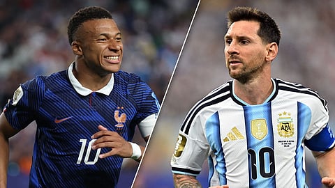 Lionel Messi, Kylian Mbappé