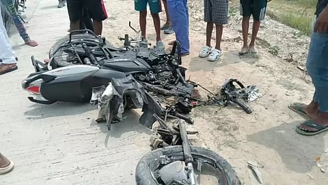 Speeding Motorcycle