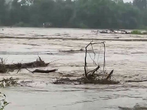 North Bank flood