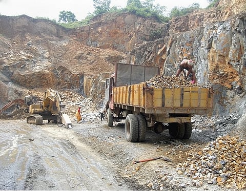  illegal stone crusher