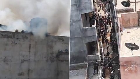 fire broke out