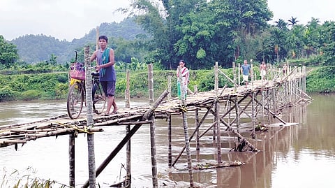 bamboo bridge