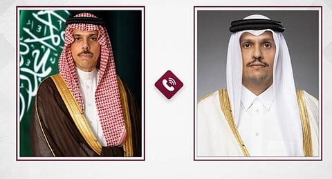 Qatari PM, Saudi FM