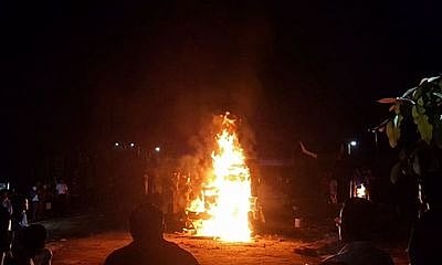 Manipur: Postal Bags Burnt During Highway Blockade in Ukhrul District