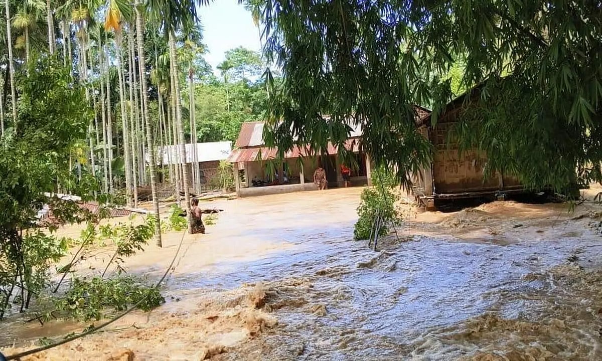 Sivasagar, Charaideo Floods Linked to Nagaland Rains and Landslides: NESAC