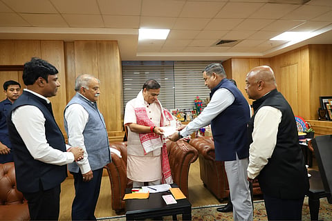Directorate of Sainik Welfare Assam Donates  Rs 25 Lakh to CM Flood Relief  Fund