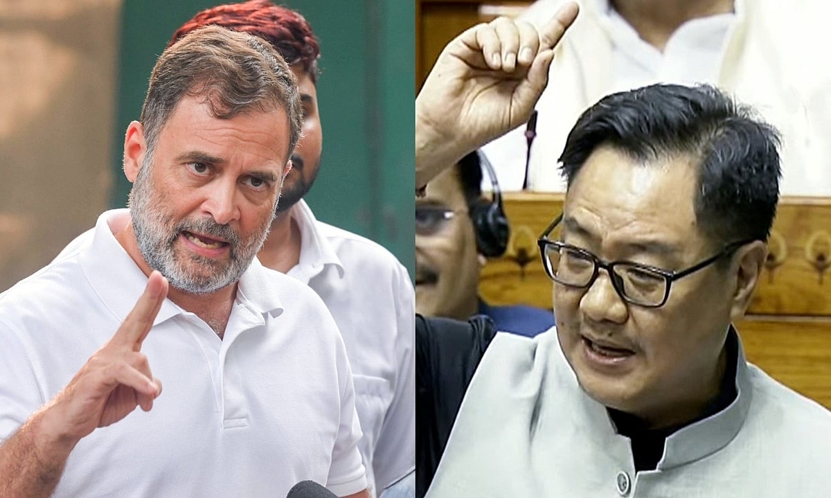 Rijiju Counters Rahul, Says Early Delimitation Essential to Implement Women’s Quota by 2029