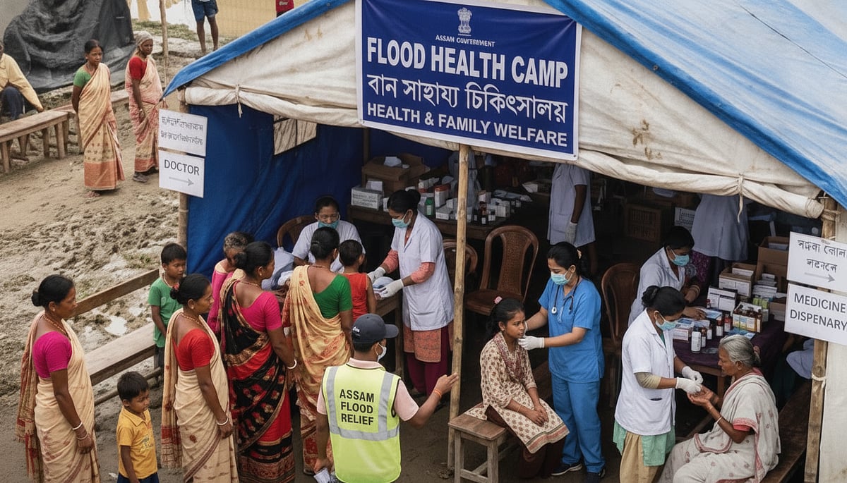 Assam Health Dept Intensifies Post-Flood Disease Surveillance, Targets Vulnerable Groups