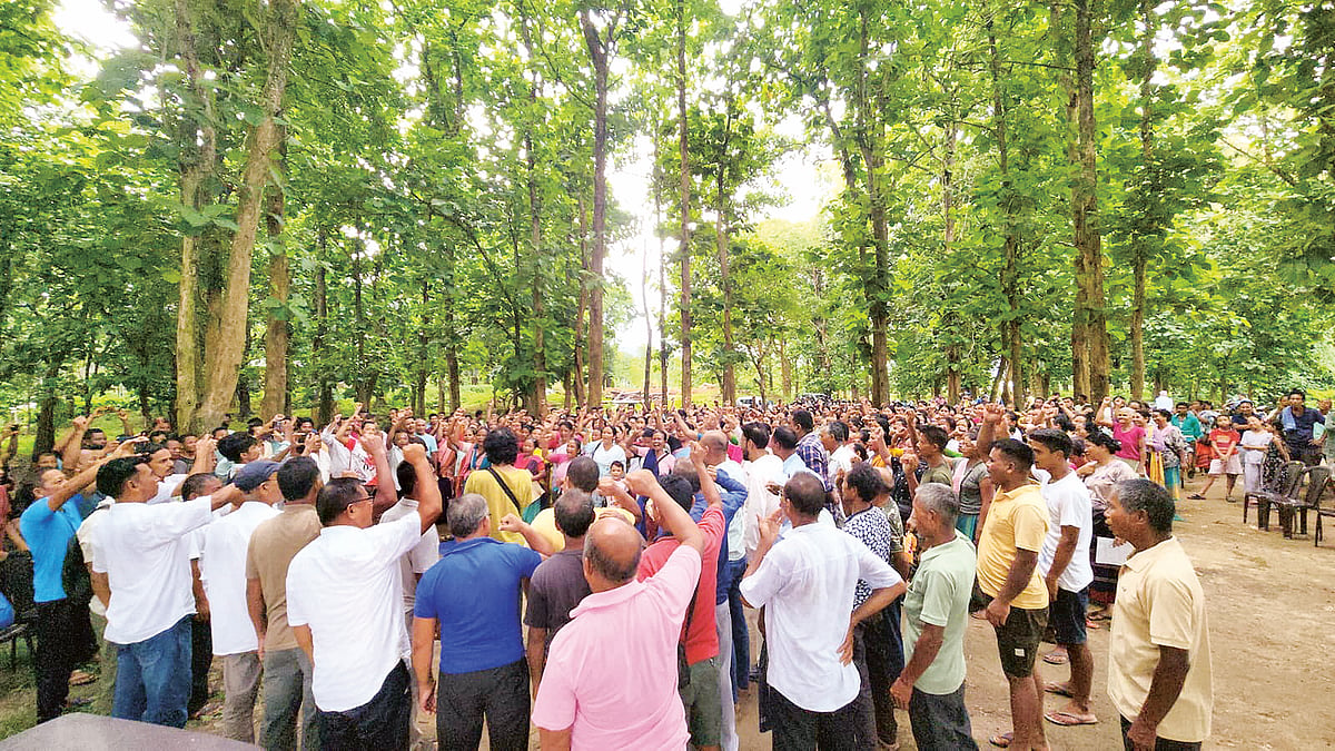 Ukiam Residents Intensify Protests, Demand CM’s Written Assurance to Scrap Kulsi Hydropower Project