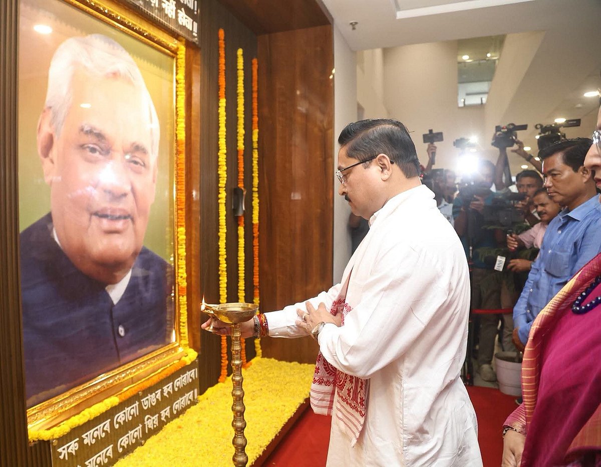 BJP Assam pays tribute to Atal Bihari Vajpayee, recalls his legacy in Northeast and nation-building