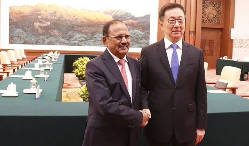 NSA Ajit Doval meets Chinese V-P; discusses ways to strengthen peace at border