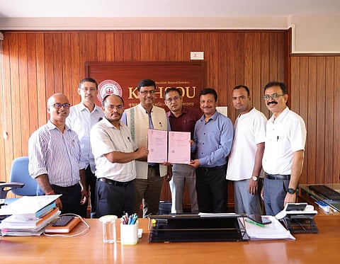 KKHSOU and  Arya Vidyapeeth College Sign MoU to Strengthen Academic Collaboration