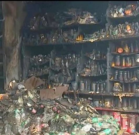 Fire Breaks Out at Commercial Establishment in Hatigaon