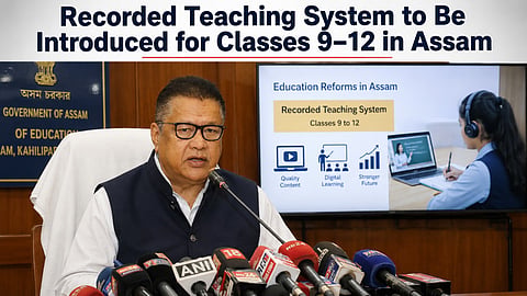 Recorded Teaching System to Be Introduced for Classes 9–12 in Assam